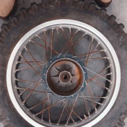 Dirt Bike Front And Rear Wheel Assys.