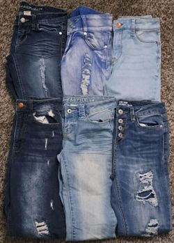 Lot of womens jeans