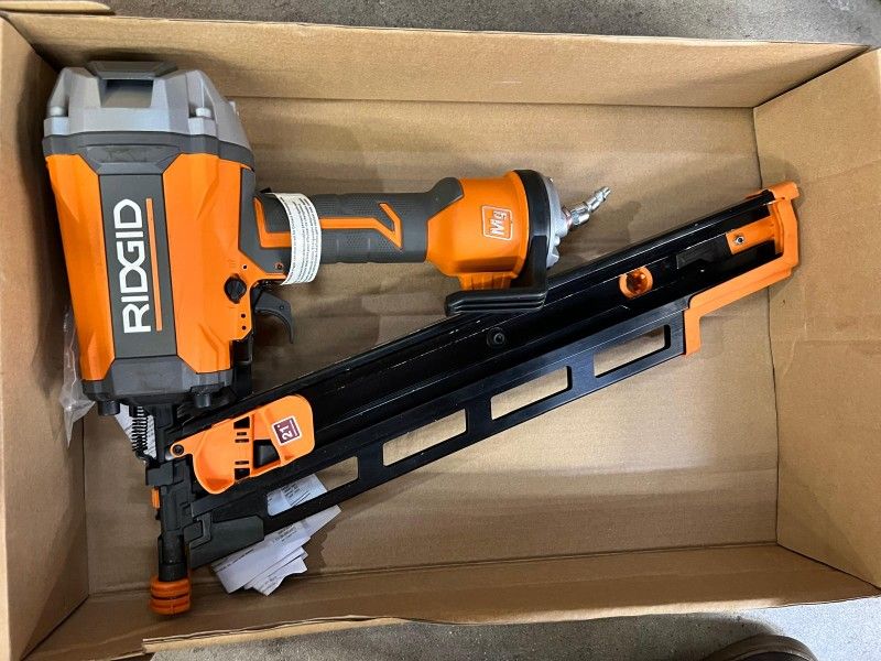 RIDGID FRAMING NAILER 21° AIR $170