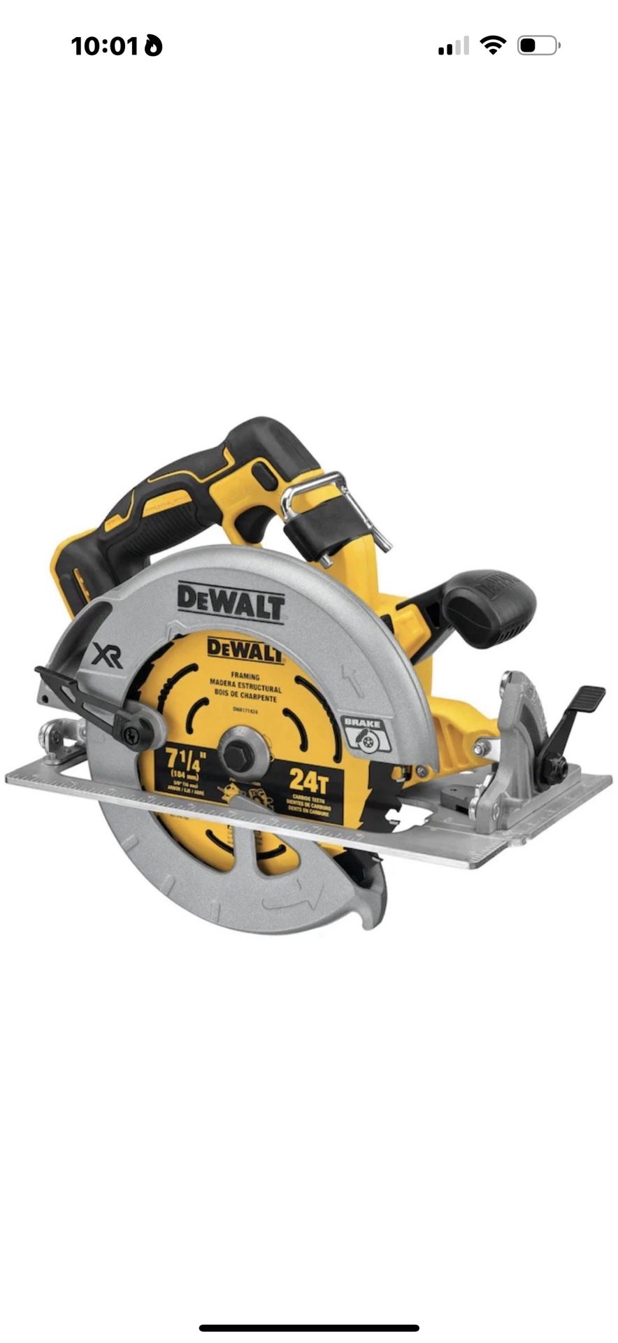 Dewalt Circular Saw New Open Box