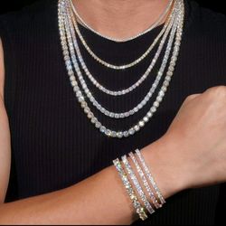 Tennis Necklaces and Bracelets (REpppp