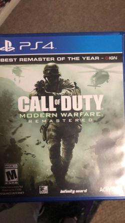 COD: Modern Warfare Remastered PS4