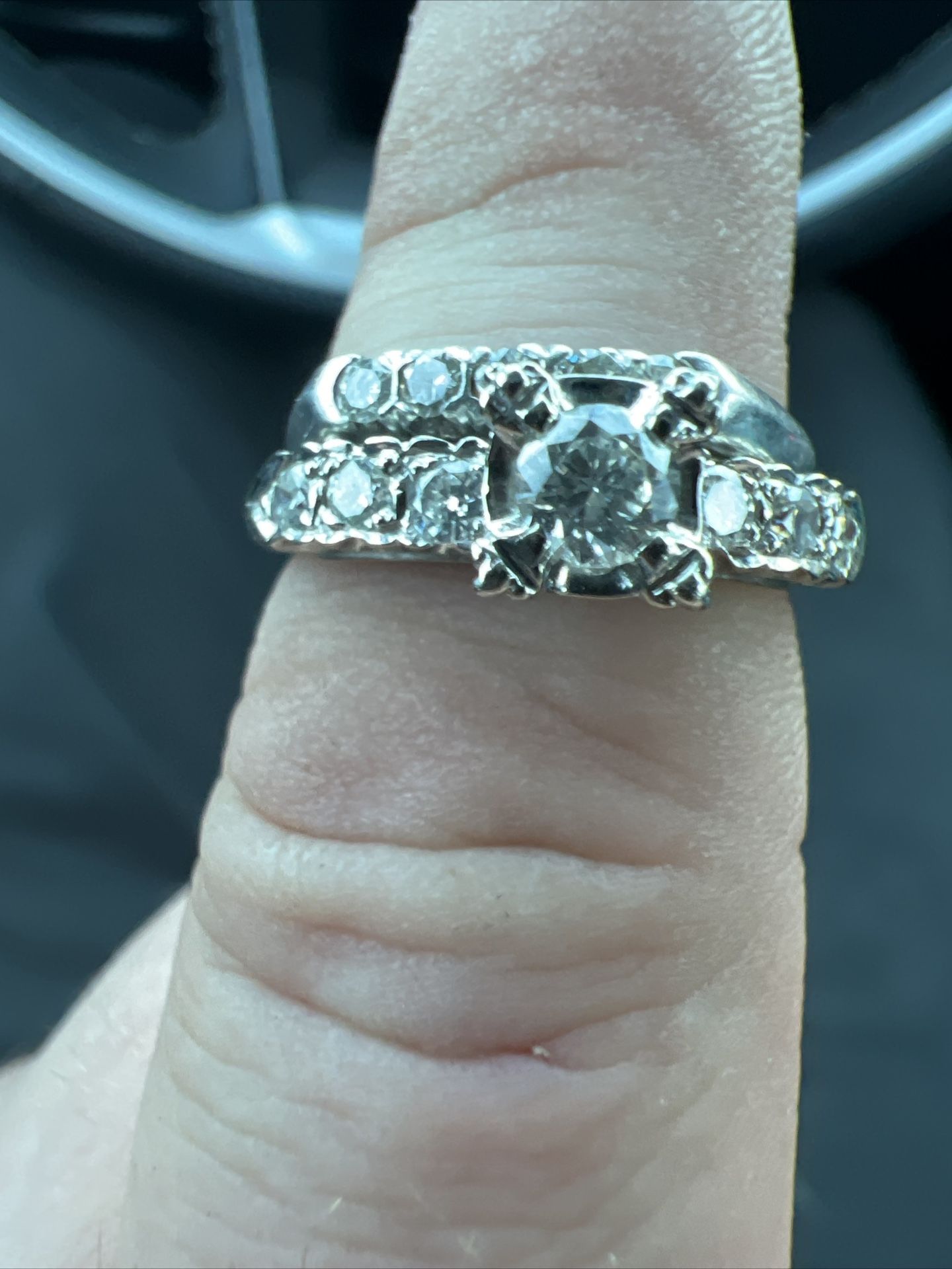 14k DIAMOND WEDDING RING