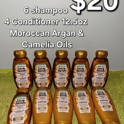6 Shampoo And 4 Conditioner 12.5oz Moroccan  Argan And Camelia Oils