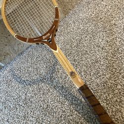 Vintage Wooden Tennis Racket