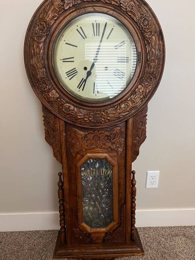 Antique Regulator Clock