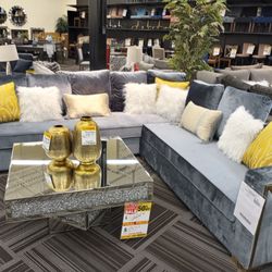 2pc Sectional Living Room Set 