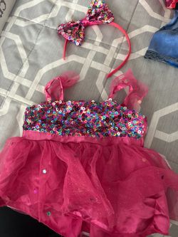 Build-A-Bear Hot Pink and blue dresses