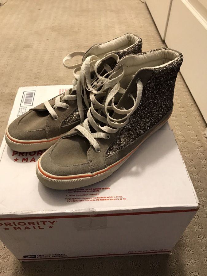 American Eagle glitter sneakers