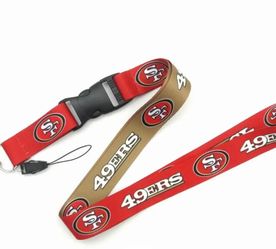 New NFL 49ers Keychain  Lanyards 