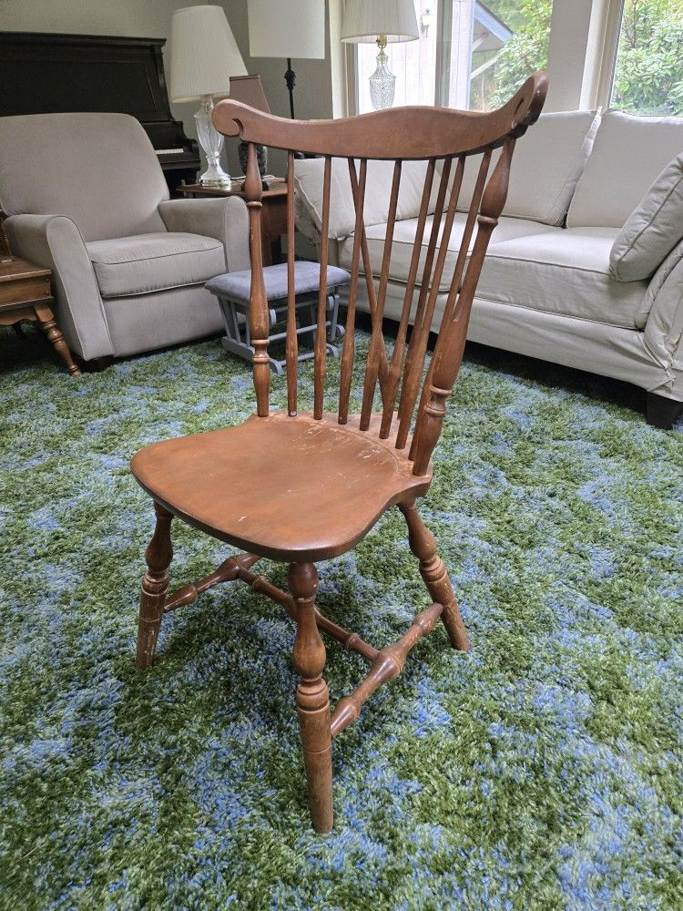 Vintage S BENT & BROS. Colonial Spindle Chair