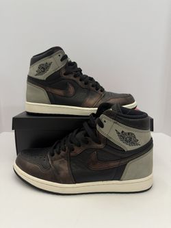 Jordan 1 Retro High Light Army Patina 9.5M 