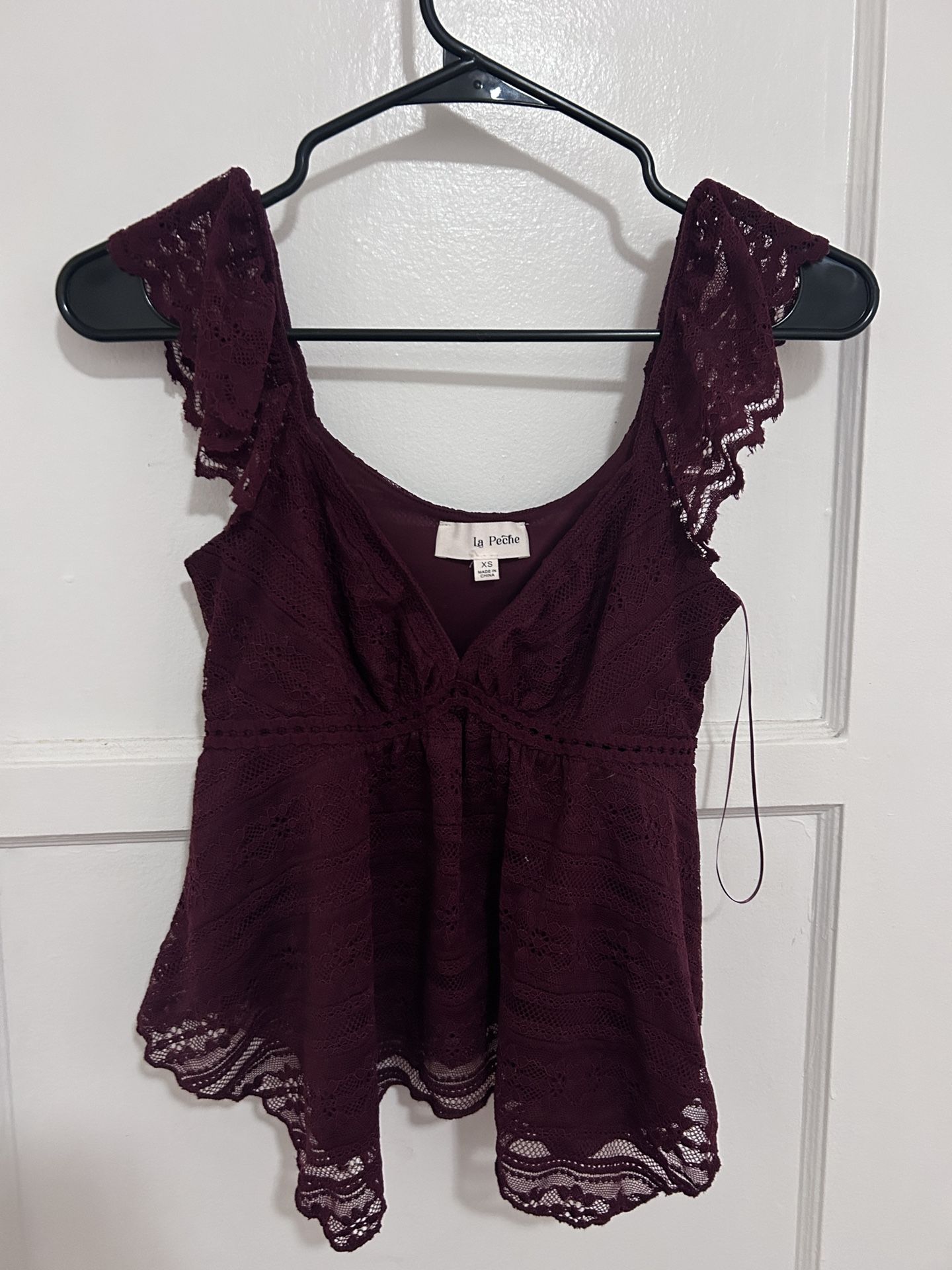 red top, size xs