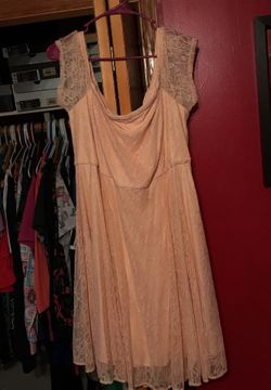 Torrid peach color dress