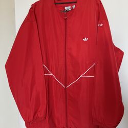Adidas Originals Red Jacket Women Size Large