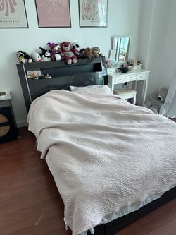 Full Bed Frame with storage