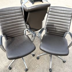 $20 EACH BROWN OFFICE CHAIRS 4 AVAILABLE 47TH AVE. AND DOBBINS IN LAVEEN