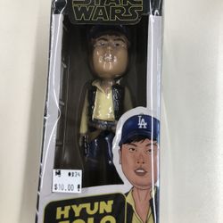 HYUN JIN RYU BOBBLEHEAD SGA DODGERS HYUN SOLO STAR WARS RELEASE JULY 2 2019