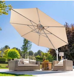 Brand New Offset Patio Umbrella 11ft / 12ft