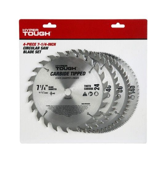Circular Saw Blades - 4 Piece 7 -1/4 Circular Saw Blades