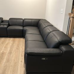 7 Piece Sectional Recliner Sofa