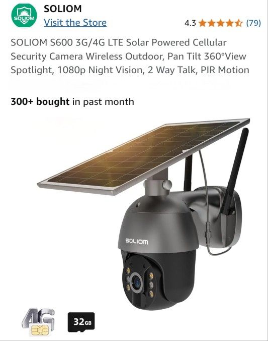 NEW SOLAR POWERED SECURITY CAMERA