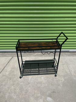 Wine bar cart