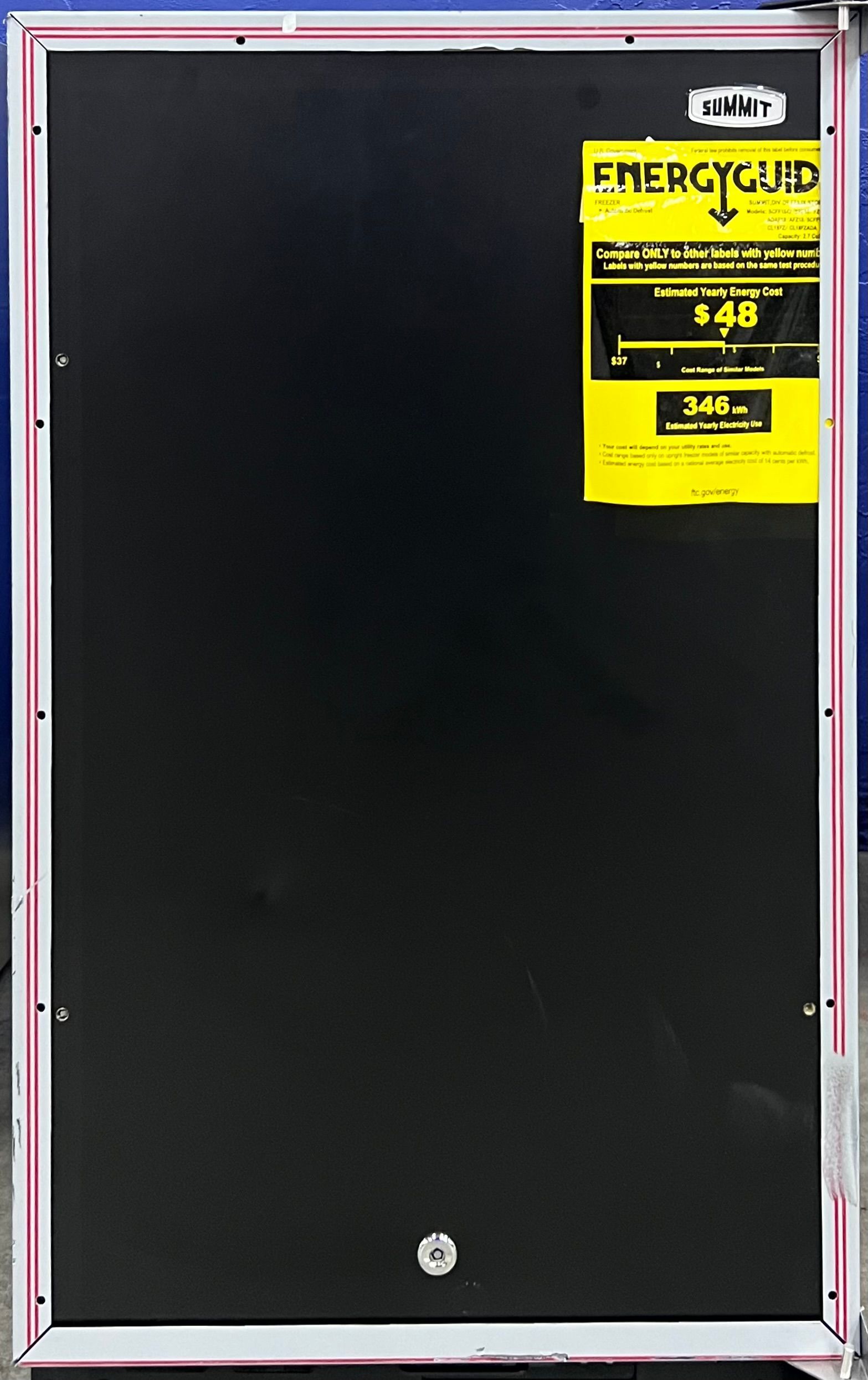 SUMMIT Freezer Upright SCFF1842 00551 .