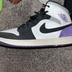 air jordan 1 mid purple se