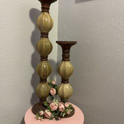 Candle Holders Set 31”h 20”h