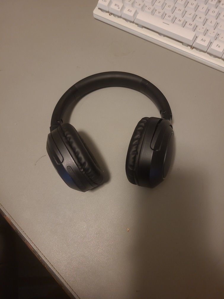 Wireless Headset,black with multi color lights