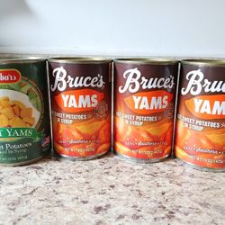 Cans Of Sweet Potatoes 