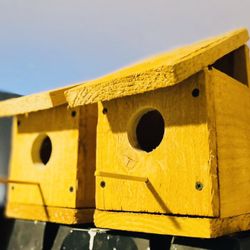 One Uniquely Handmade Cedar Birdhouse NEW!! 