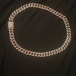 Moissanite Cuban Link Chain 