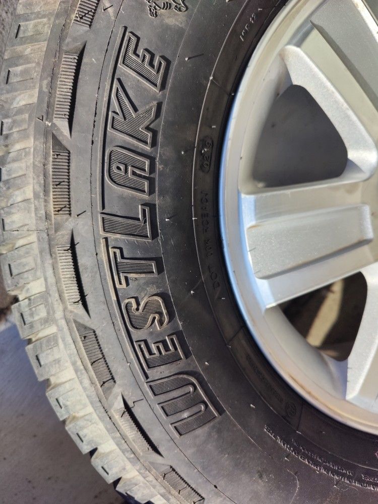 New Allterrain Tires With Ford Wheel s for Sale in Lake Elsinore, CA