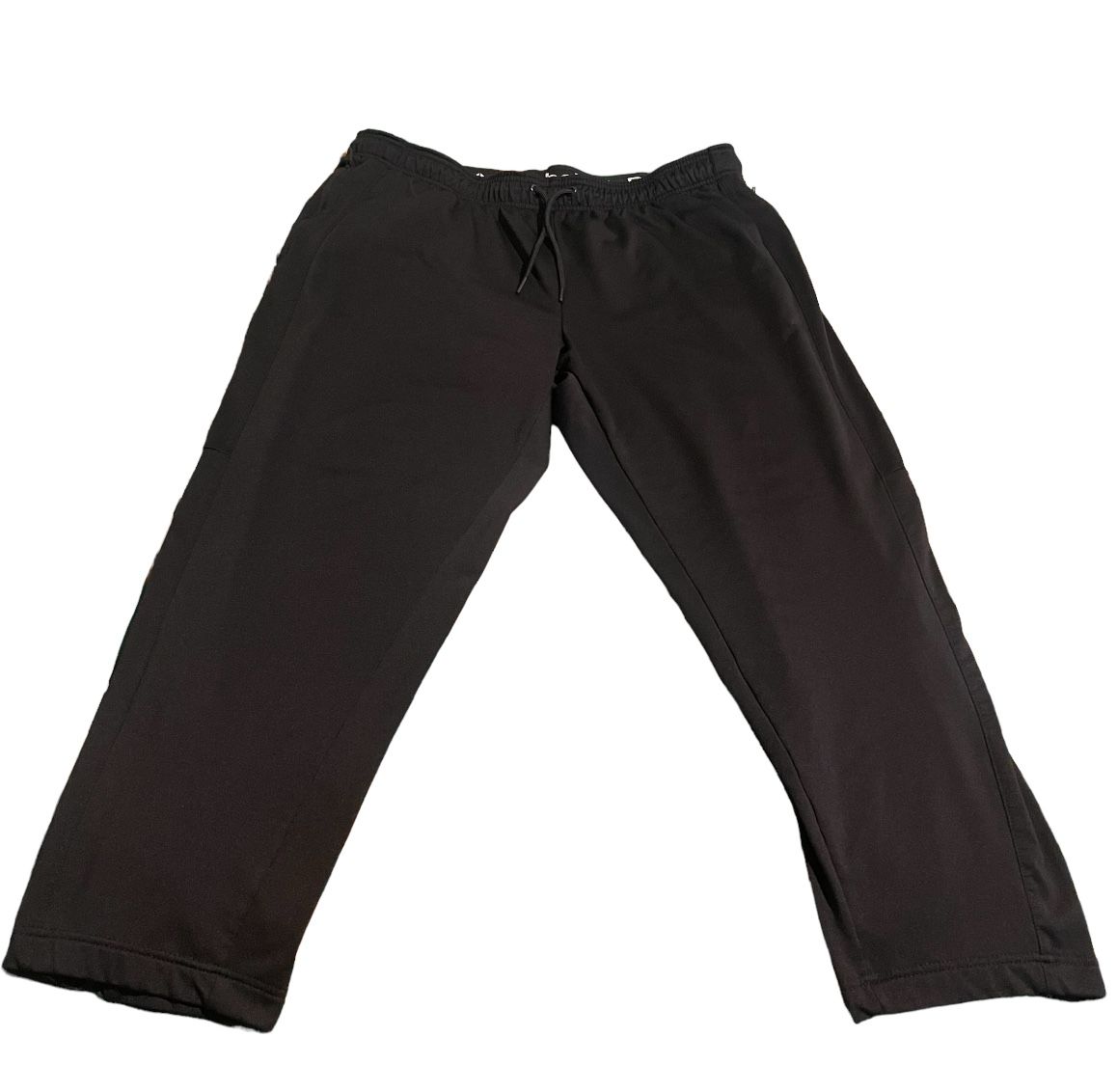 Reebok Sweatpants Men 2XL Black Baggy Workout Gym Exercise Athletic Track Pants