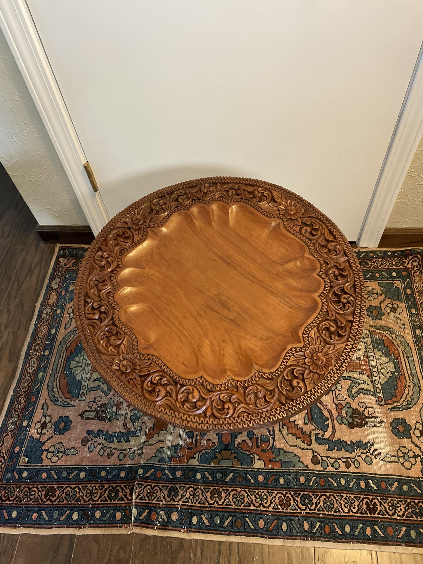 Rare Hand Carved Table