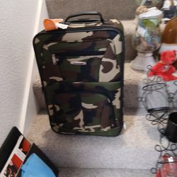 Brand New Carry On Luggage Camo Color