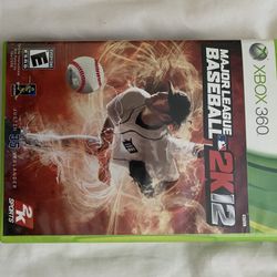 Major League Baseball 2k12 For Xbox 360