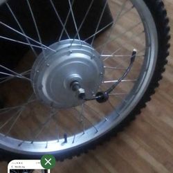 24" Wheel And Hub For Ebike