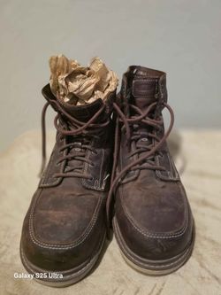 KEEN 6-Inch Work Boot: Men's, Size 14, EE, Brown, Aluminum Toe Cap, Removable Insole