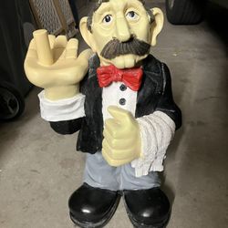 Funny Waiter Toilet Paper Roll Holder Butler