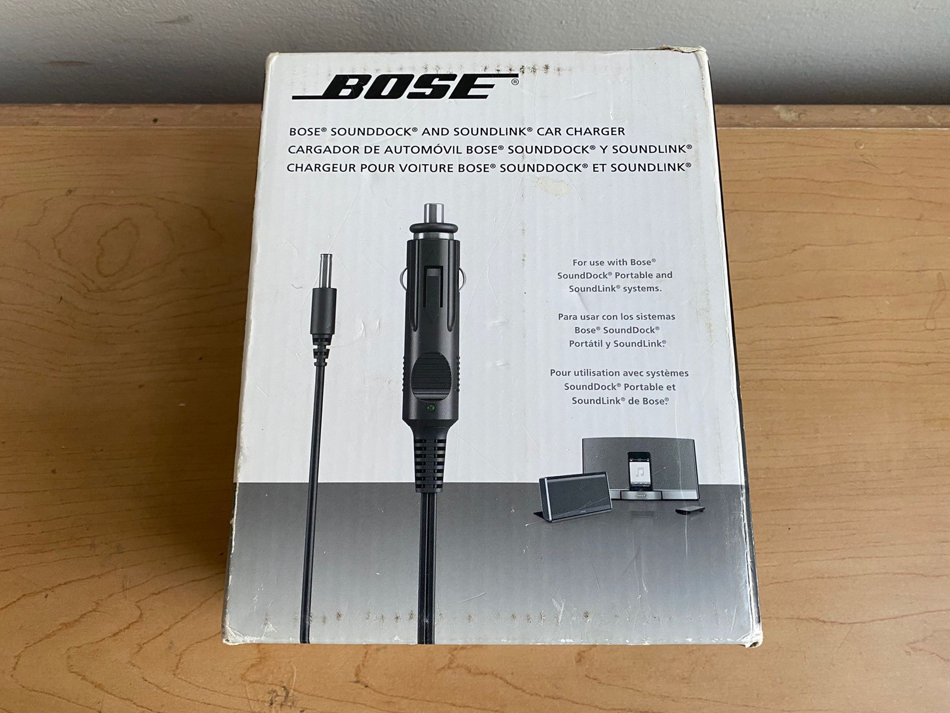 Bose Sounddock and Soundlink Car charger (New)