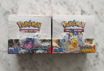 Temporal Forces & Surging Sparks Booster Boxes Sealed