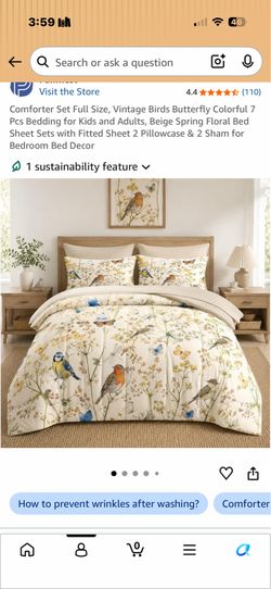 Brand new matching bedspreads!