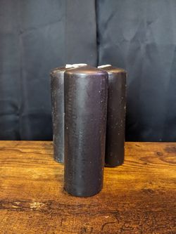 Wax Candles, Black