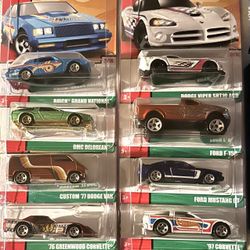 Hot Wheels 50 Years Complete Set Of 10