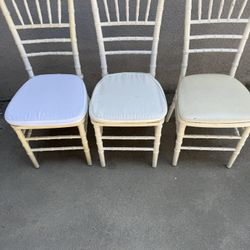 White wooden chairs for sale 