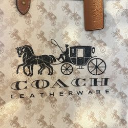 Coach Leatherware Horse And Carriage Field Tote