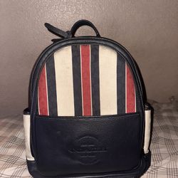 Coach Leather Backpack